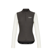 Pas Normal Studios Women's Mechanism Long Sleeve Jersey - Off White Charcoal