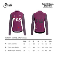 PasNormalStudios_Women'sT.K.O_Jersey_OffWhite_Sizechart