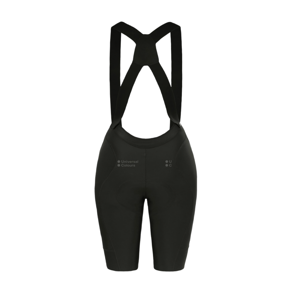 UniversalColours_MonoWomens_BibShort_Black_Back