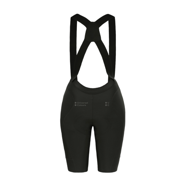 UniversalColours_MonoWomens_BibShort_Black_Back