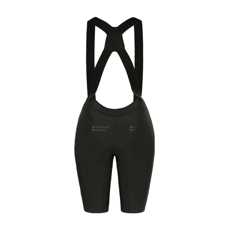 UniversalColours_MonoWomens_BibShort_Black_Back