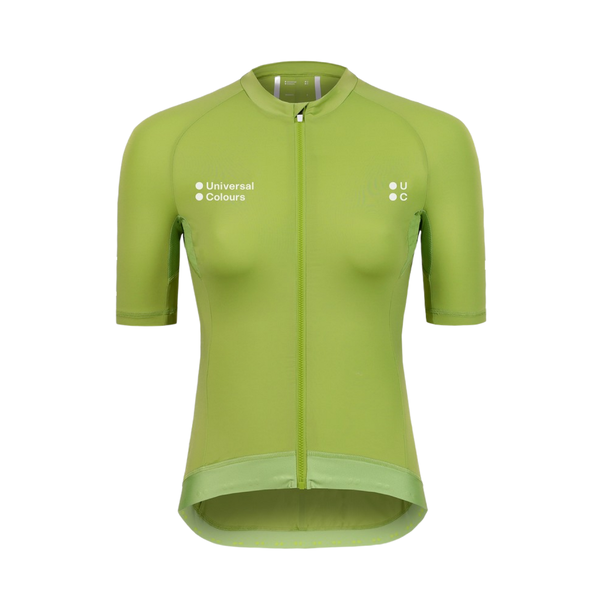UniversalColours_MonoWomensShort_SleeveJersey_SpringGreen_Front