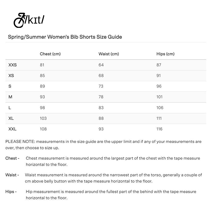 UC Mono Womens Bib Short - Black